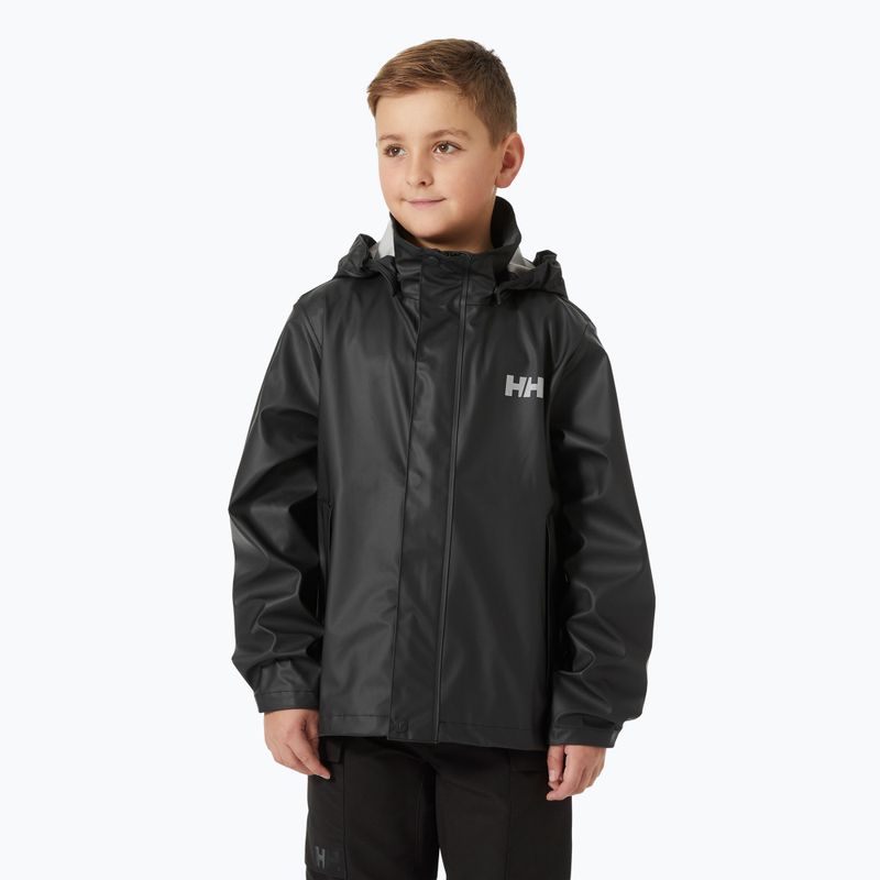 Детско ветроходно яке Helly Hansen Moss black