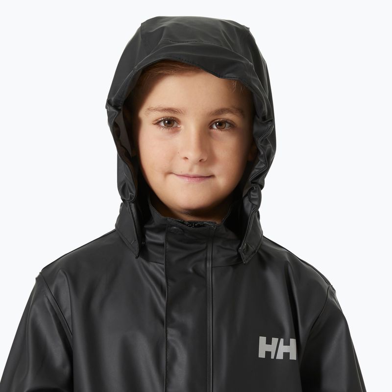 Детско ветроходно яке Helly Hansen Moss black 3