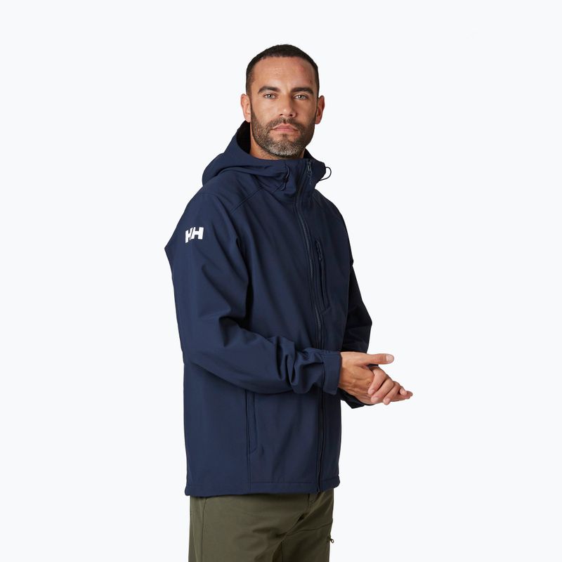 Helly Hansen мъжко софтшел яке Paramount с качулка тъмносиньо 62987_990