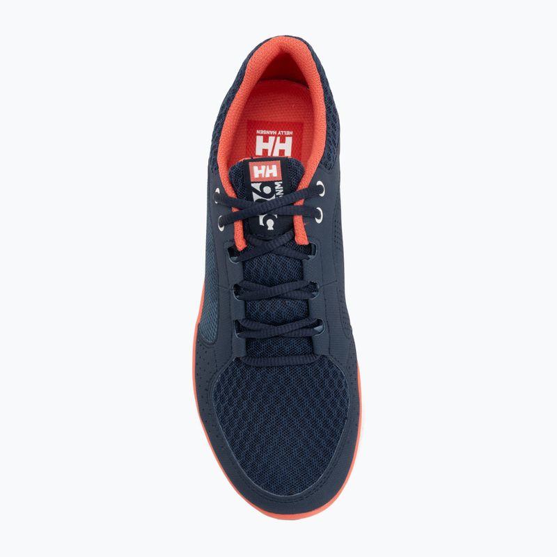 Дамски обувки Helly Hansen Ahiga V4 Hydropower navy/off white/cayenne 5