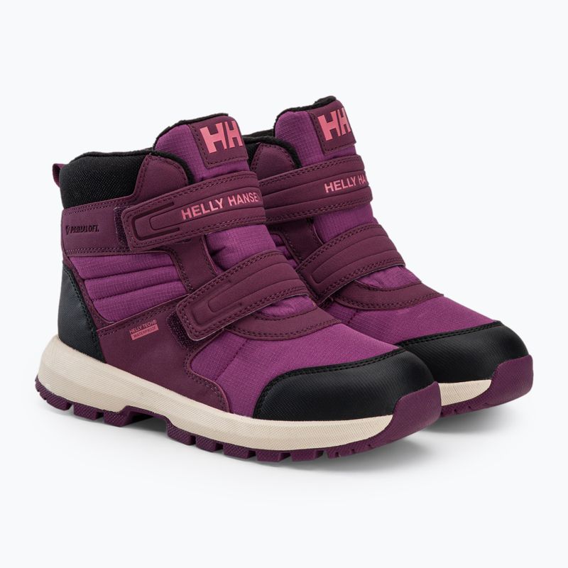 Детски ботуши Helly Hansen Jk Bowstring Boot HT purple potion/magenta haze/bubble gum snow boots 5