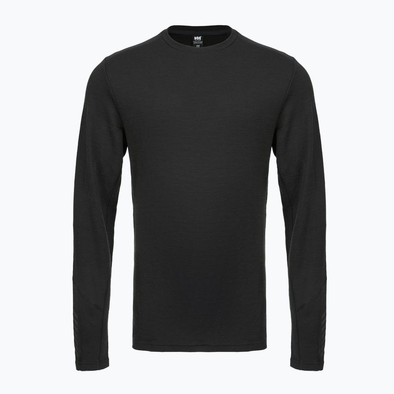 Мъжка термоактивна блуза Helly Hansen Lifa Merino Midweight Crew black
