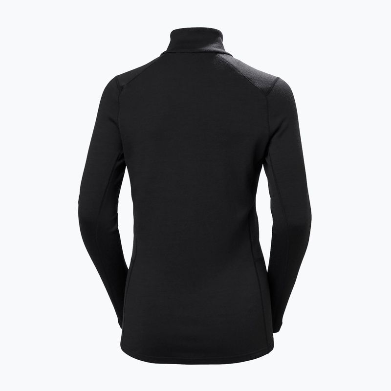 Дамски термоактивен суитшърт Helly Hansen Lifa Merino Midweight 1/2 Zip black 6