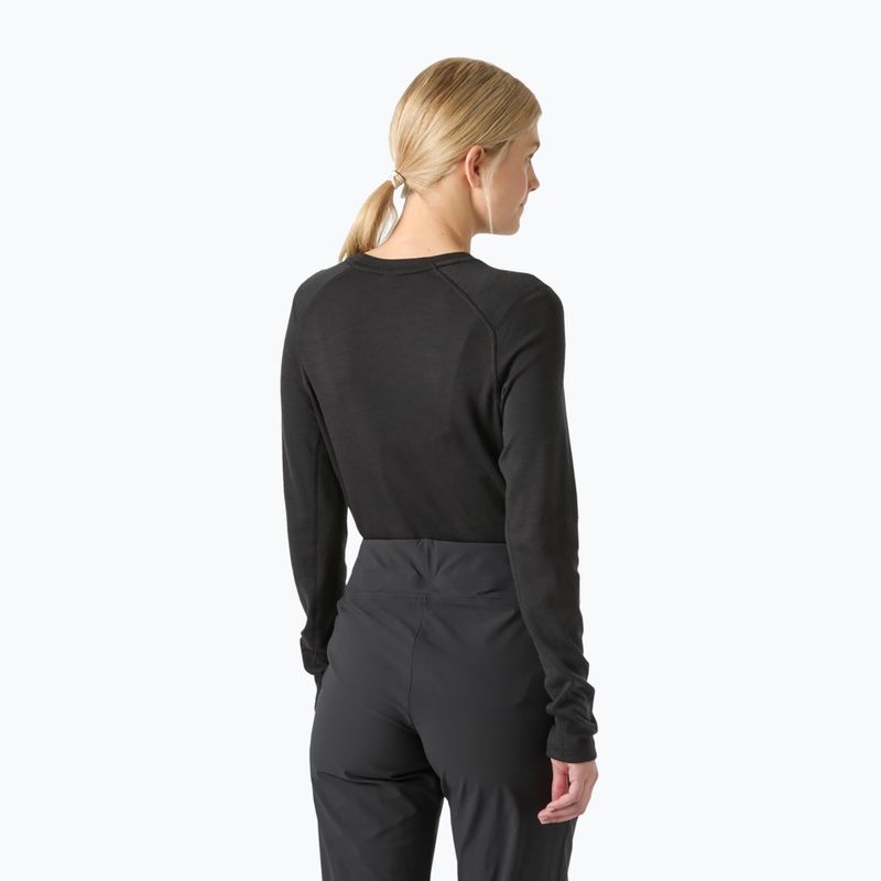 Дамски термоактивен суитшърт Helly Hansen Lifa Merino Midweight black 2