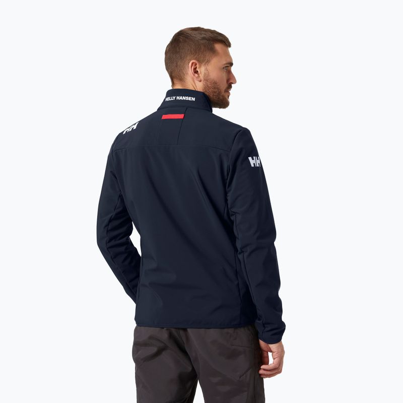 Мъжко ветроходно яке Helly Hansen Crew Softshell 2.0 blue 30223_597 2