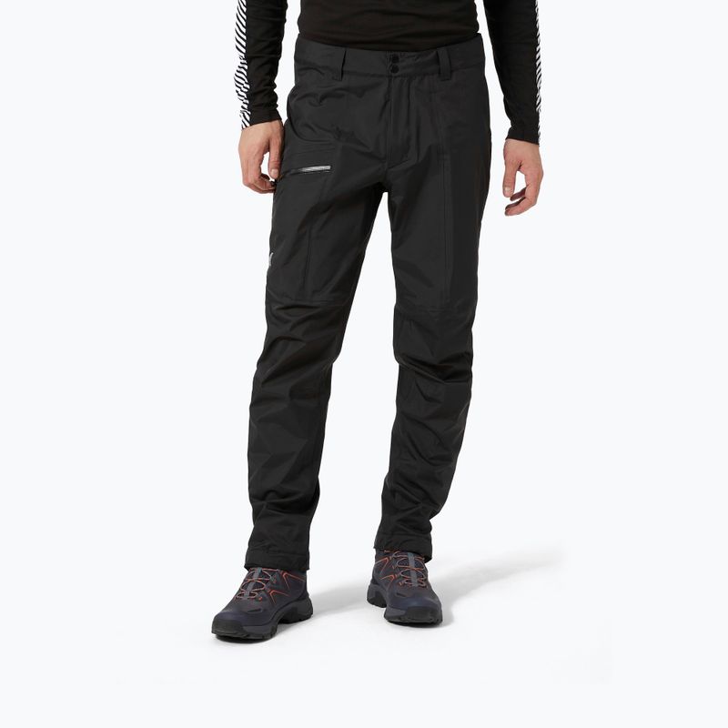 Мъжки панталони с мембрана Helly Hansen Verglas 3L Shell 990 black 62999