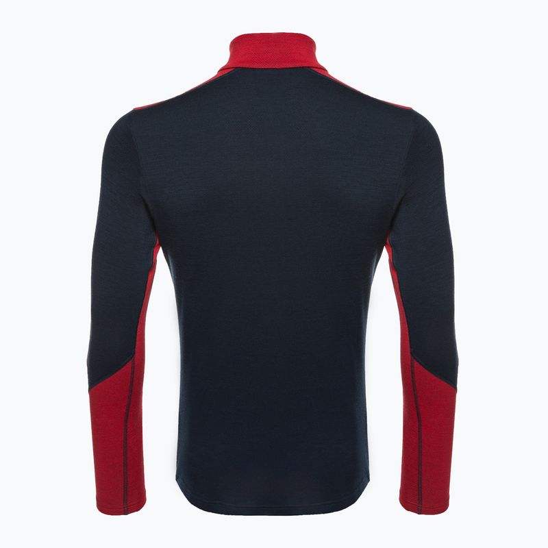 Мъжки термален суитшърт Helly Hansen Lifa Merino Midweight 1/2 Zip, тъмносин 2