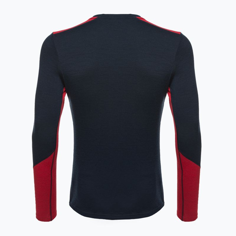 Мъжка термоактивна блуза Helly Hansen Lifa Merino Midweight Crew navy/598 2