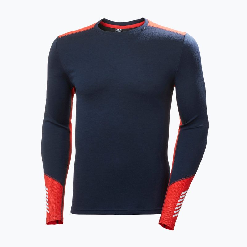 Мъжки термален суитшърт Helly Hansen Lifa Merino Midweight Crew navy 5