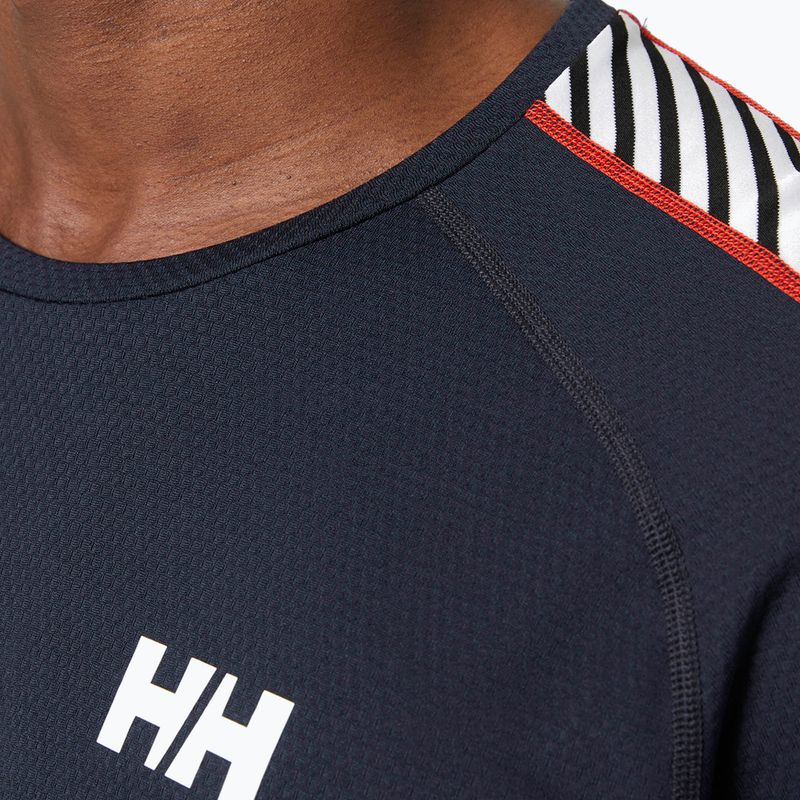 Мъжка термоактивна блуза Helly Hansen Lifa Active Stripe Crew navy 3