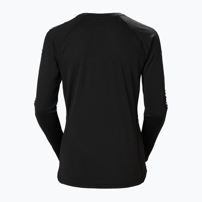 Дамска термоактивна блуза Helly Hansen Lifa Active Stripe Crew black 2
