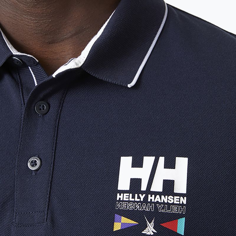 Мъжка риза Helly Hansen Skagerrak trekking shirt navy blue 34248_597 3