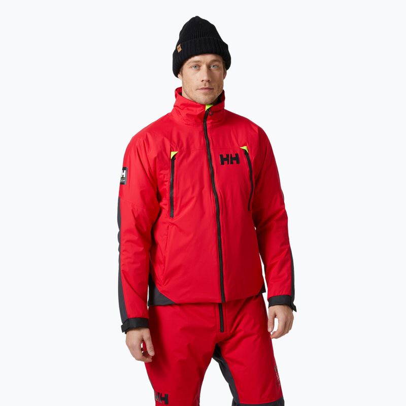 Ветроходно яке Helly Hansen Aegir H2Flow Midlayer alert red