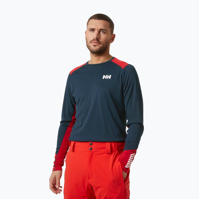 Мъжки термален суитшърт Helly Hansen Lifa Active Crew в тъмносин цвят