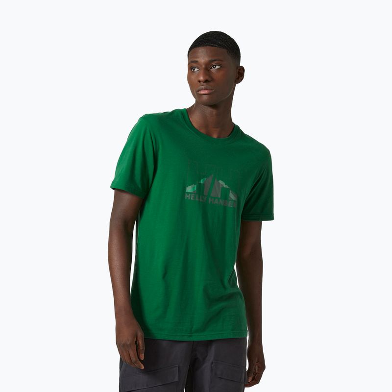 Мъжка тениска за трекинг Helly Hansen Nord Graphic 486 green 62978