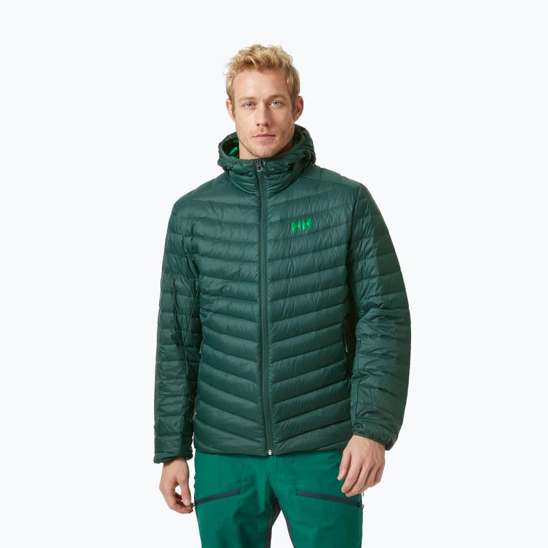 Helly Hansen мъжко пухено яке Verglas Hooded Down Insulator 495 green 63005