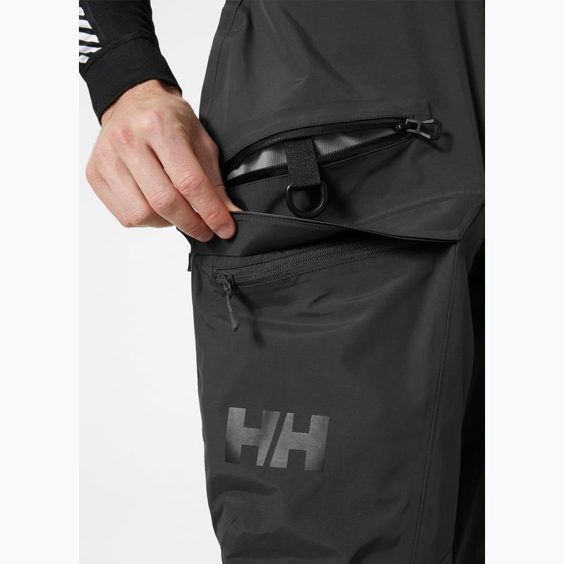 Мъжки скиорски панталони Helly Hansen Sogn Bib Shell black 4