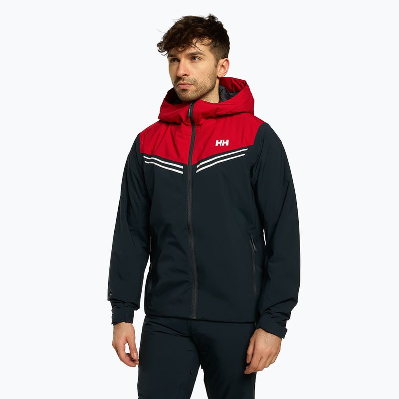 Мъжко ски яке Helly Hansen Alpine Insulated тъмно синьо и червено 65874_597