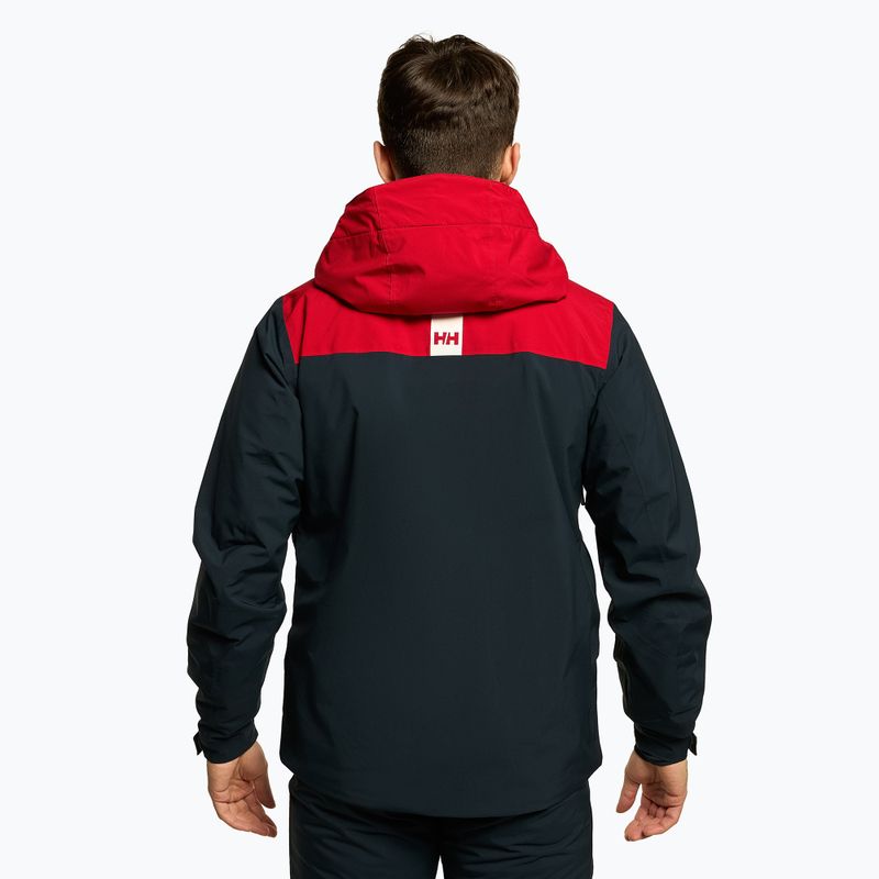 Мъжко ски яке Helly Hansen Alpine Insulated тъмно синьо и червено 65874_597 3