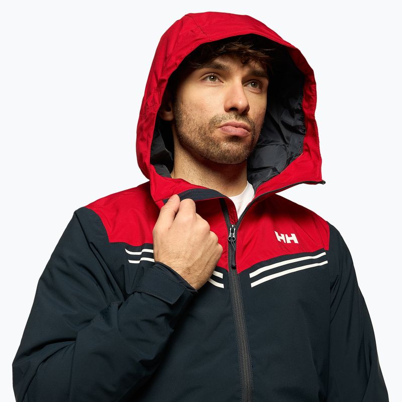 Мъжко ски яке Helly Hansen Alpine Insulated тъмно синьо и червено 65874_597 4