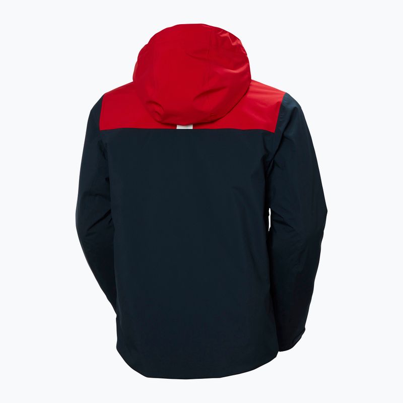 Мъжко ски яке Helly Hansen Alpine Insulated тъмно синьо и червено 65874_597 7