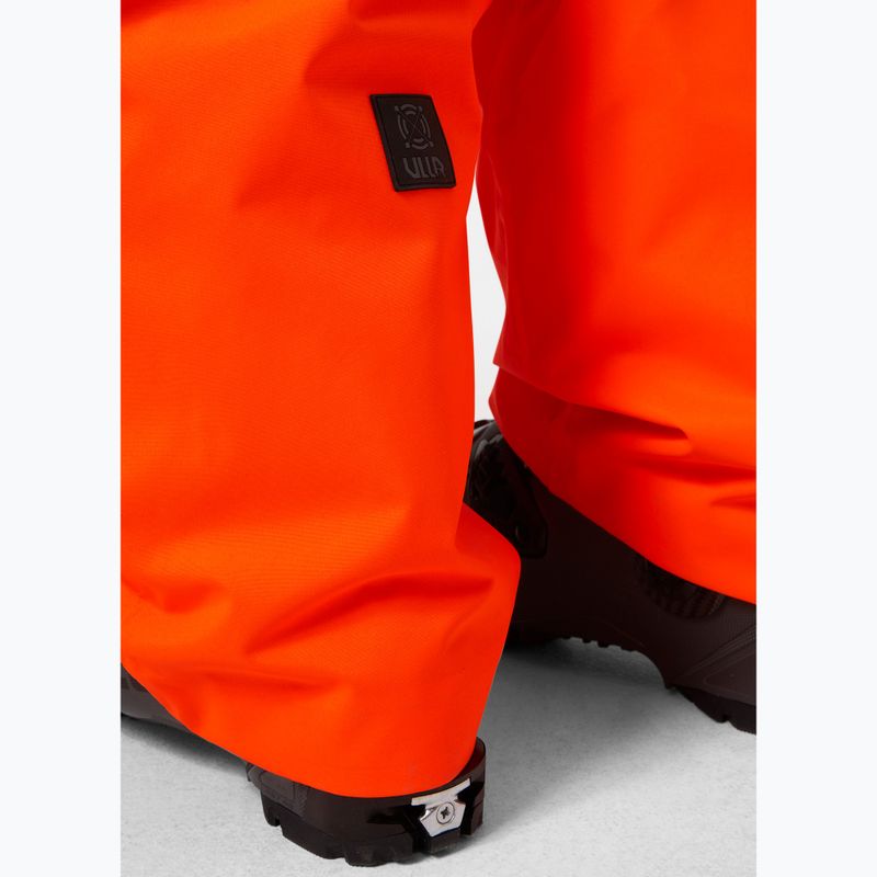 Мъжки скиорски панталони Helly Hansen Sogn Cargo neon orange 4