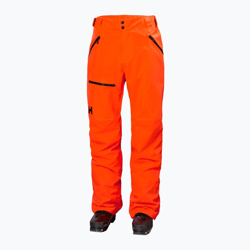 Мъжки скиорски панталони Helly Hansen Sogn Cargo neon orange 5