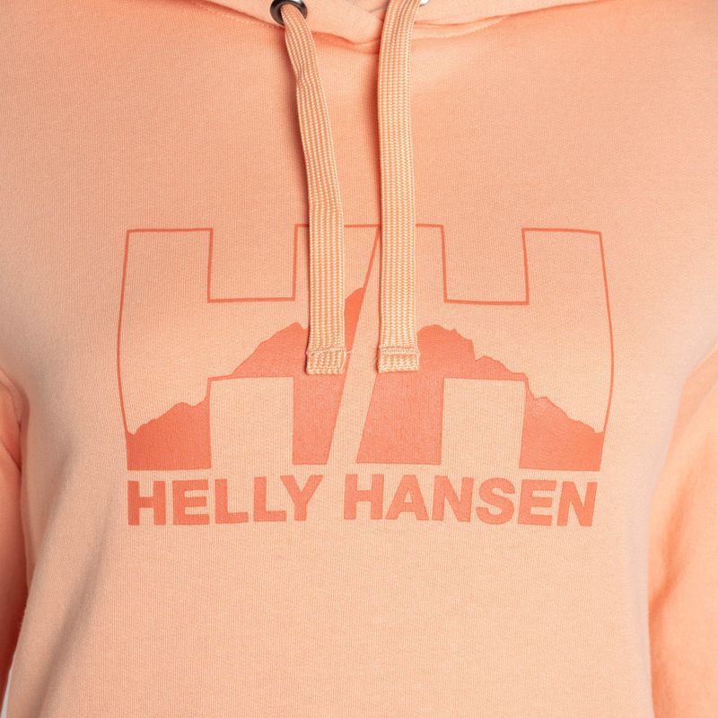 Дамски суитшърт Helly Hansen Nord Graphic Pullover Hoodie orange 62981_058 7