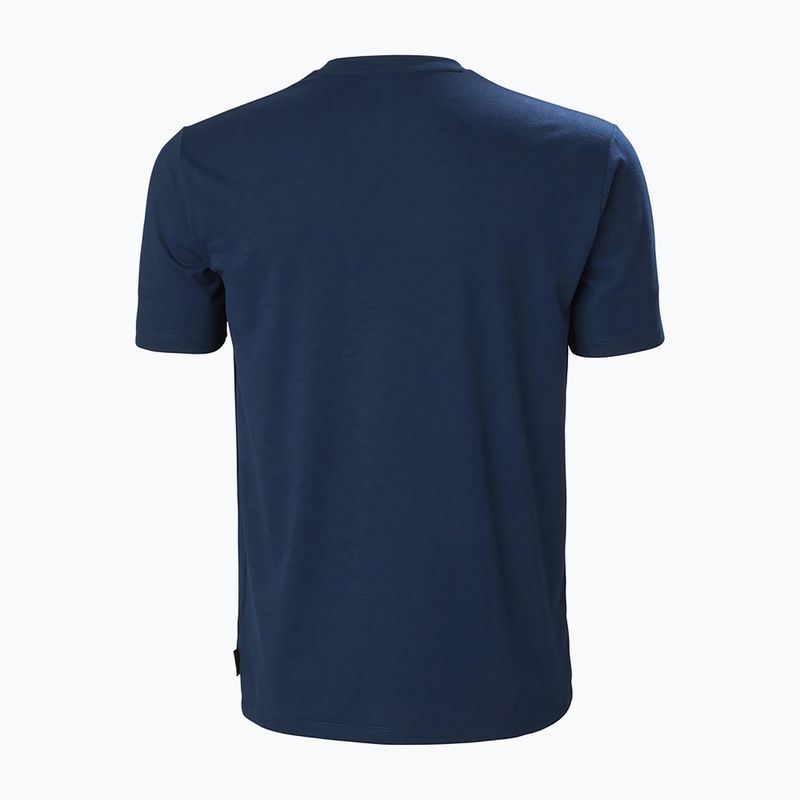 Helly Hansen Skog Recycled Graphic мъжка тениска за трекинг тъмносиня 63083_584 6