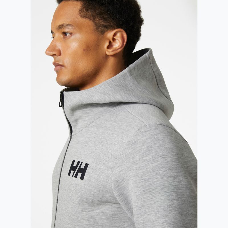 Helly Hansen HP Ocean 2.0 мъжки ветроходен суитшърт сив/меланж 4