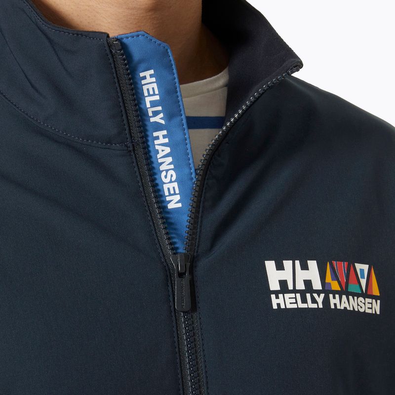 Мъжко ветроходно яке Helly Hansen Newport Softshell azurite 3