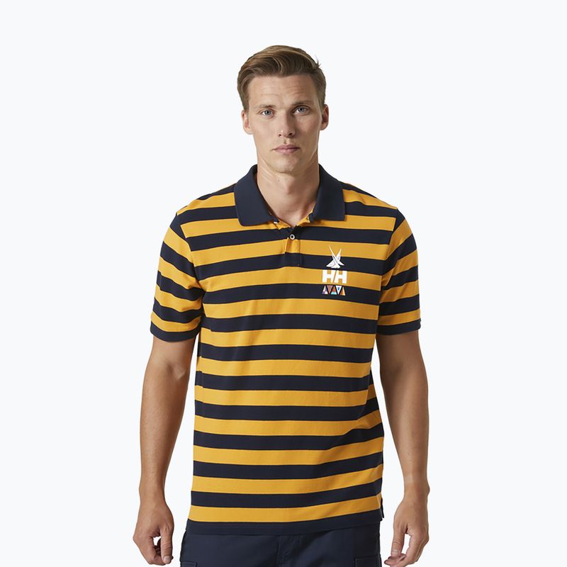 Мъжка поло тениска Helly Hansen Koster Polo yellow 34299_328