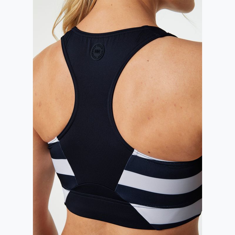 Горнище на бански костюм Helly Hansen HP Cropped Top navy stripe 6