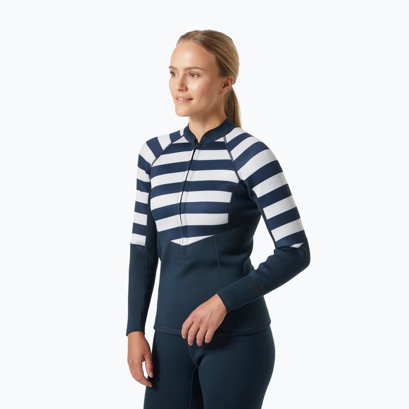 Дамско неопреново яке Helly Hansen Waterwear 2.0 2 mm navy stripe