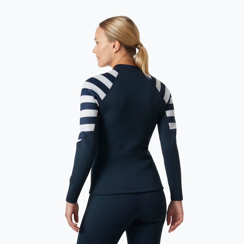 Дамско неопреново яке Helly Hansen Waterwear 2.0 2 mm navy stripe 2