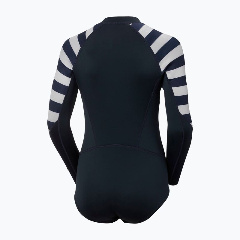 Дамски неопренов костюм за плуване Helly Hansen Waterwear Long Sleeve Spring Wetsuit navy stripe 2