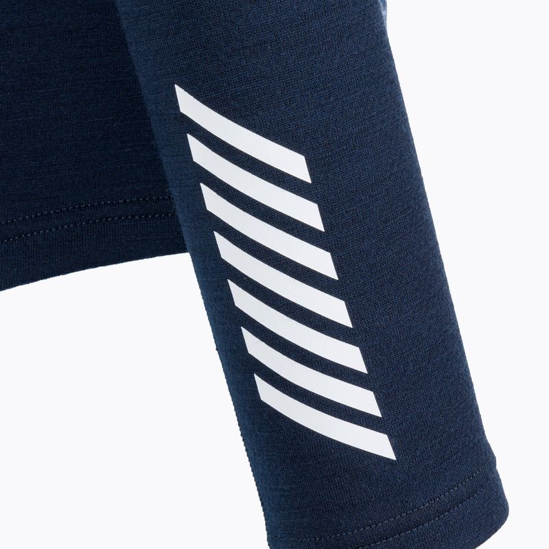 Дамска термоактивна блуза Helly Hansen Lifa Merino Midweight Graphic Crew navy star pixel 7