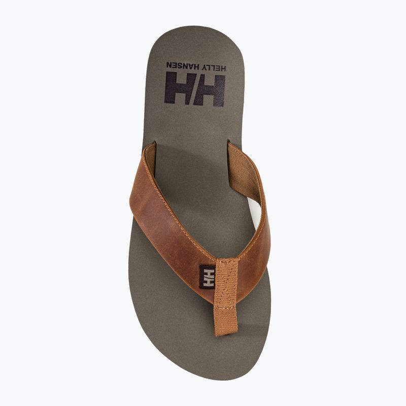 Мъжки джапанки Helly Hansen Seasand 2 Leather Sandals honey wheat 5