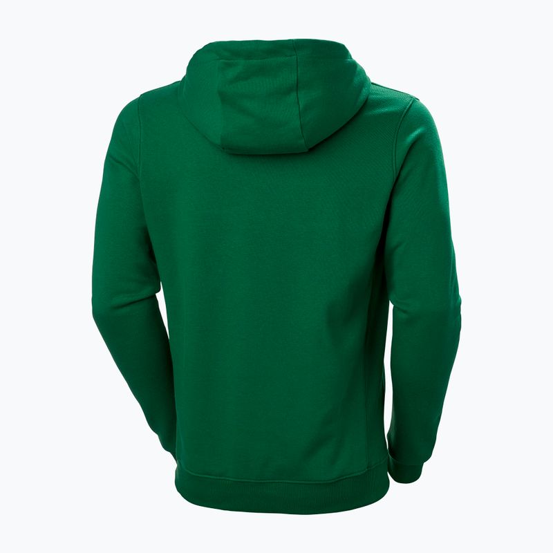 Мъжки потник за трекинг Helly Hansen F2F Organic Cotton Hoodie malachite 5