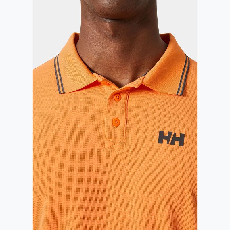 Мъжка поло тениска Helly Hansen Kos Polo poppy orange 3