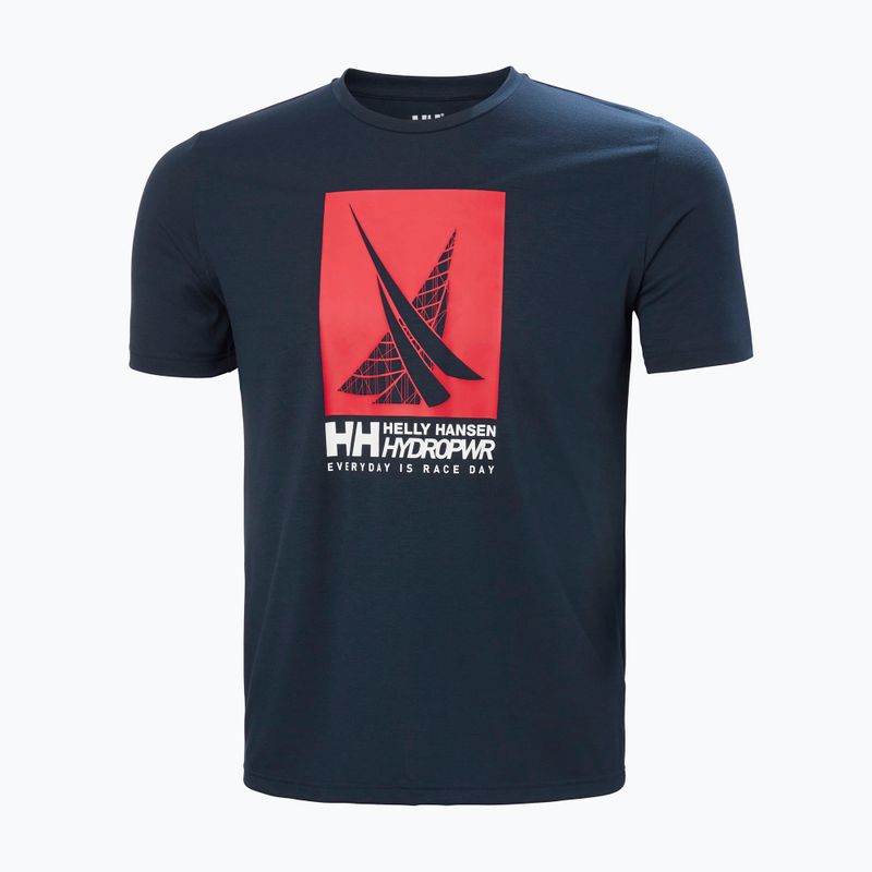 Мъжка тениска Helly Hansen HP Race Graphic navy 5