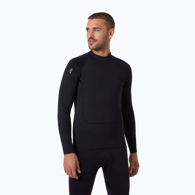 Мъжки Helly Hansen Waterwear Top 2.0 неопренов суитшърт черен