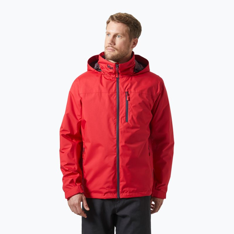 Мъжко ветроходно яке Helly Hansen Crew Hooded Midlayer 2 red