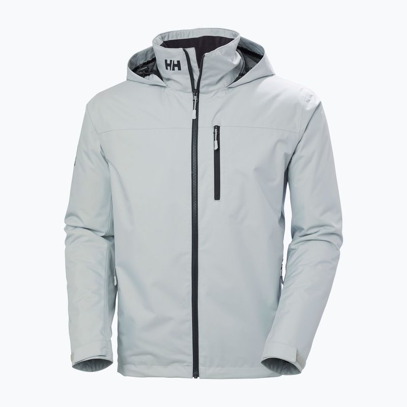Мъжко яке за ветроходство Helly Hansen Crew Hooded Midlayer 2 grey fog