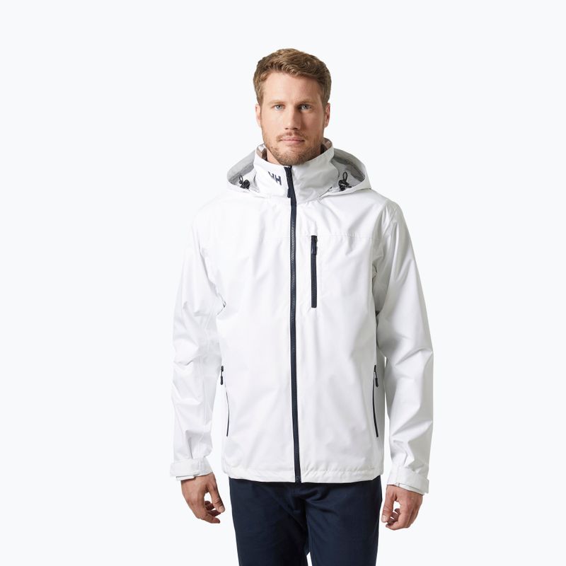Мъжко ветроходно яке Helly Hansen Crew Hooded 2.0 white