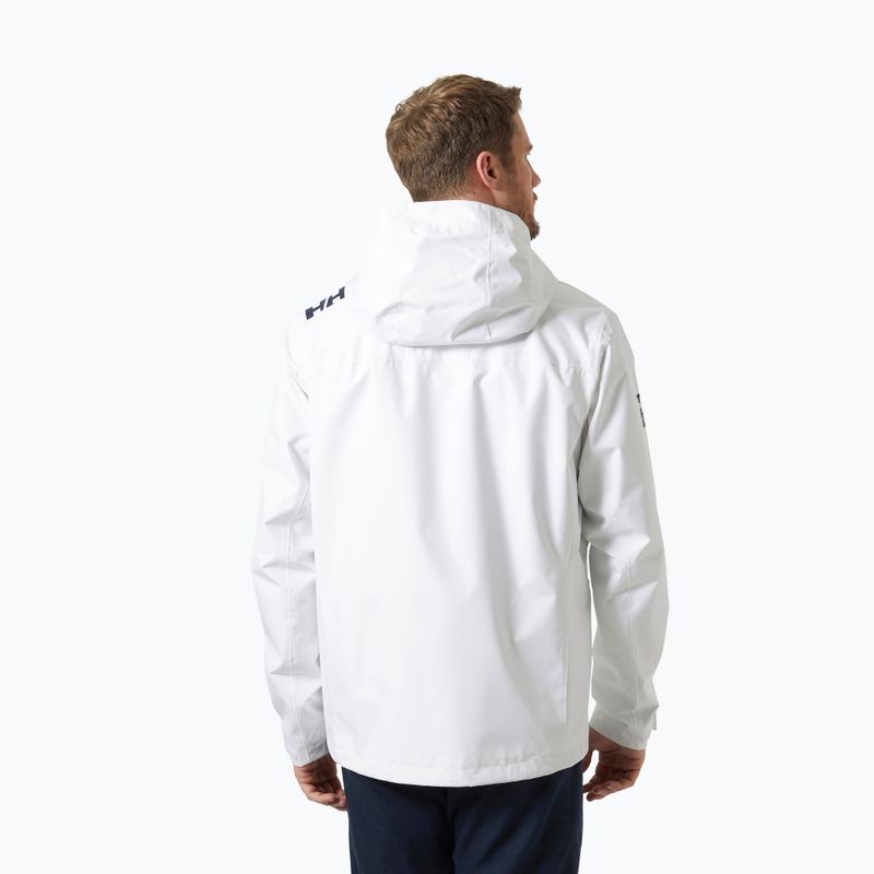 Мъжко яке за ветроходство Helly Hansen Crew Hooded 2.0 white 2
