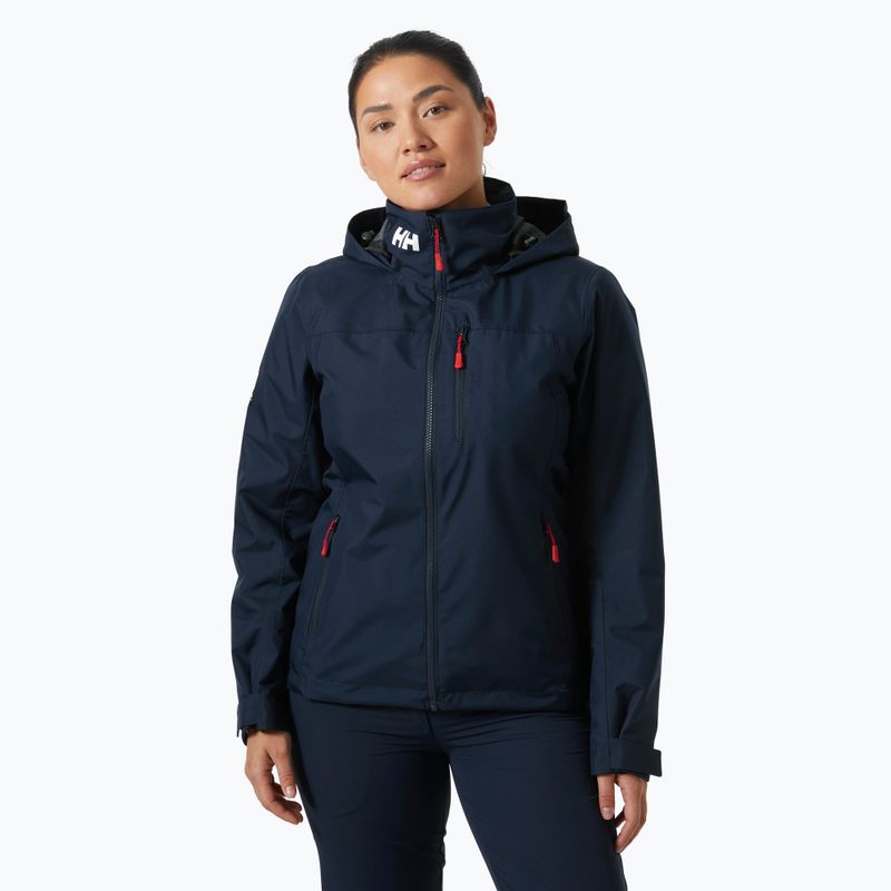 Дамско ветроходно яке Helly Hansen Crew Hooded Midlayer 2.0 navy