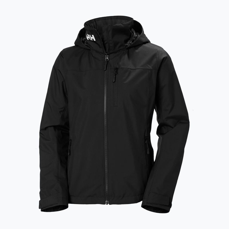 Дамско яке за ветроходство Helly Hansen Crew Hooded Midlayer 2.0 black