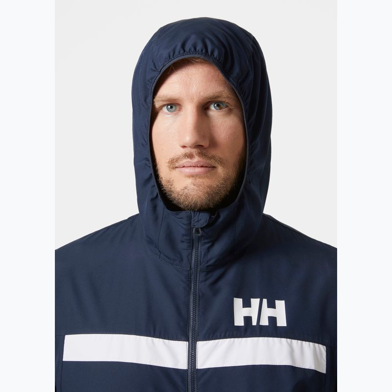 Мъжко ветроходно яке Helly Hansen Salt Striped Windbreaker navy 3