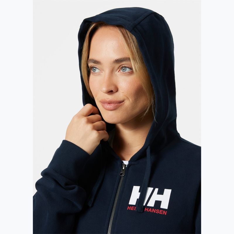 Helly Hansen HH Logo Full Zip Hoodie 2.0 navy за жени 3